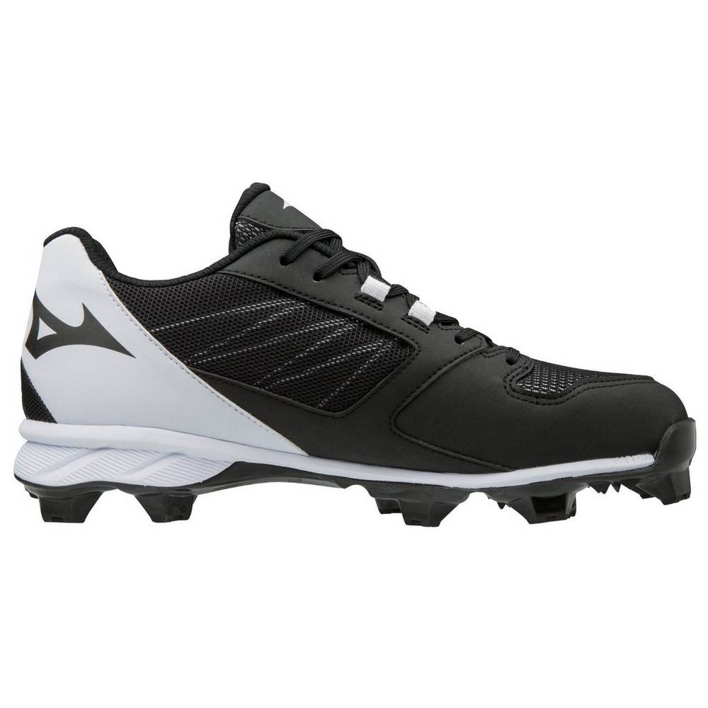 Mizuno 9-Spike Advanced Dominant TPU Molded Baseball Skor Herr Svarta Vita | 498602JGP