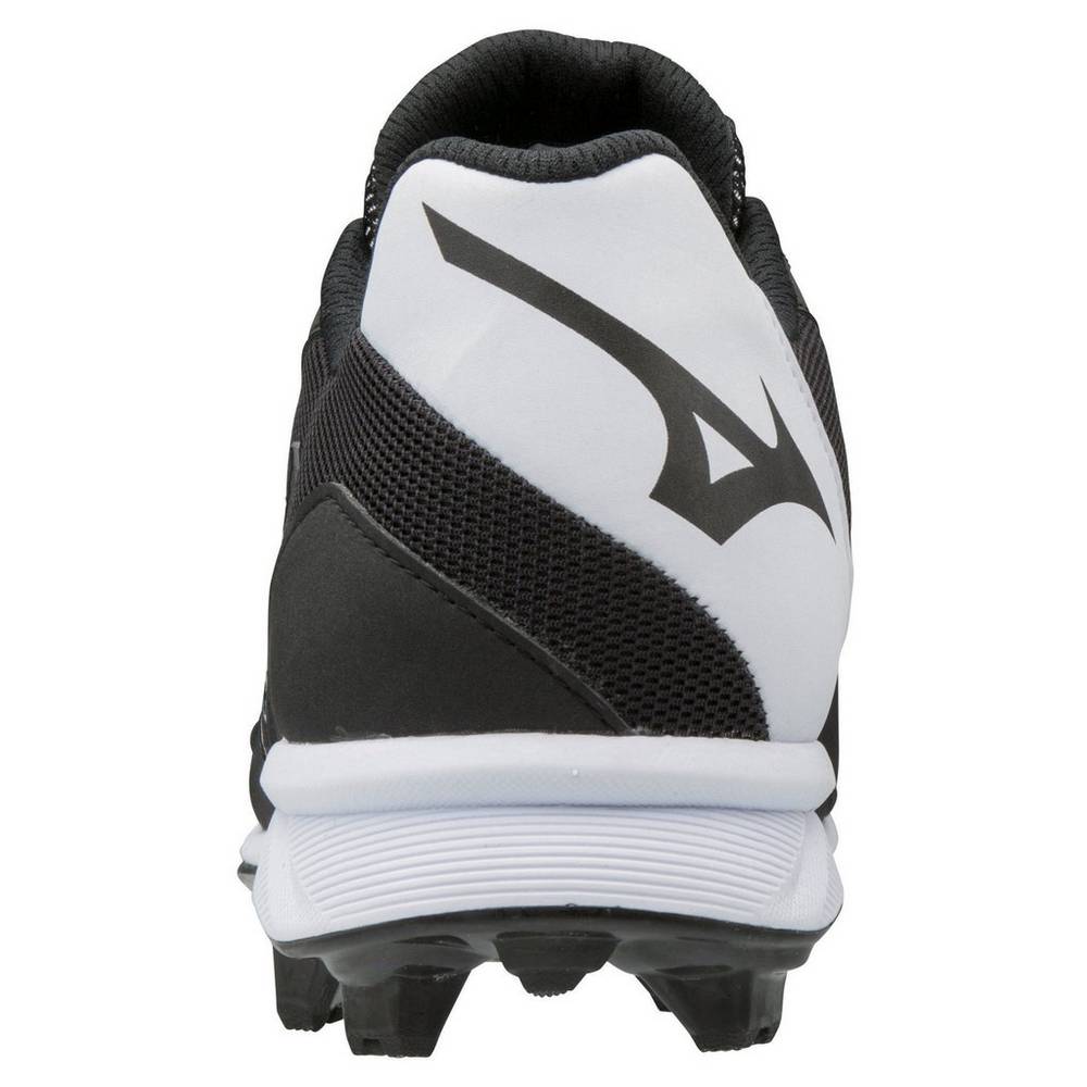 Mizuno 9-Spike Advanced Dominant TPU Molded Baseball Skor Herr Svarta Vita | 498602JGP