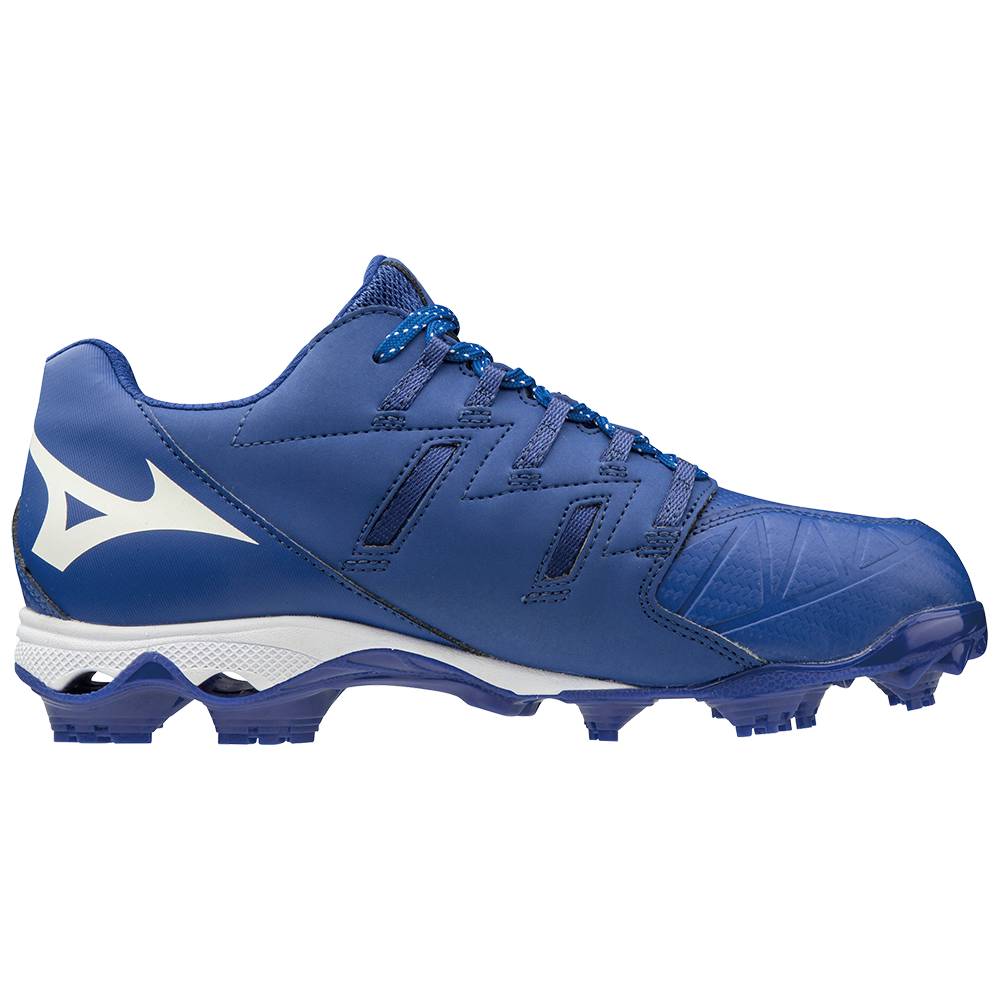 Mizuno 9-Spike Advanced Finch Elite 4 TPU Molded Baseball Skor Dam Kungsblått Vita | 240596BVS