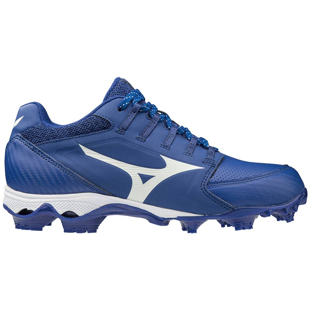 Mizuno 9-Spike Advanced Finch Elite 4 TPU Molded Baseball Skor Dam Kungsblått Vita | 240596BVS