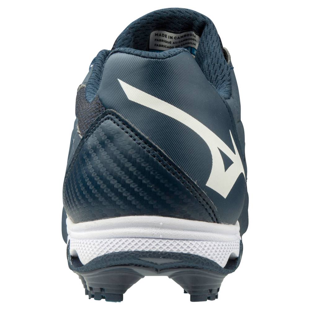 Mizuno 9-Spike Advanced Finch Elite 4 TPU Molded Baseball Skor Dam Marinblå Vita | 481573DYI