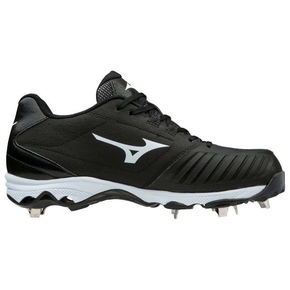 Mizuno 9-Spike Advanced Sweep 4 Low Metal Baseball Skor Dam Svarta Vita | 253149ILD