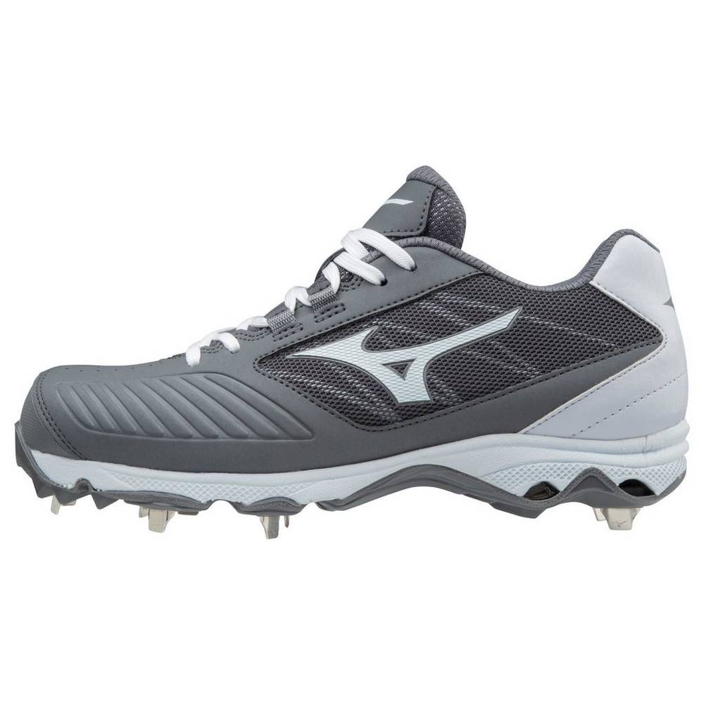 Mizuno 9-Spike Advanced Sweep 4 Low Metal Baseball Skor Dam Grå Vita | 427510ONK