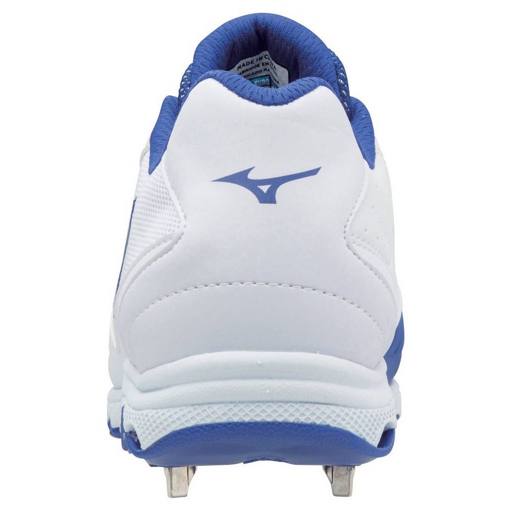 Mizuno 9-Spike Advanced Sweep 4 Low Metal Baseball Skor Dam Vita Kungsblått | 758324JIT