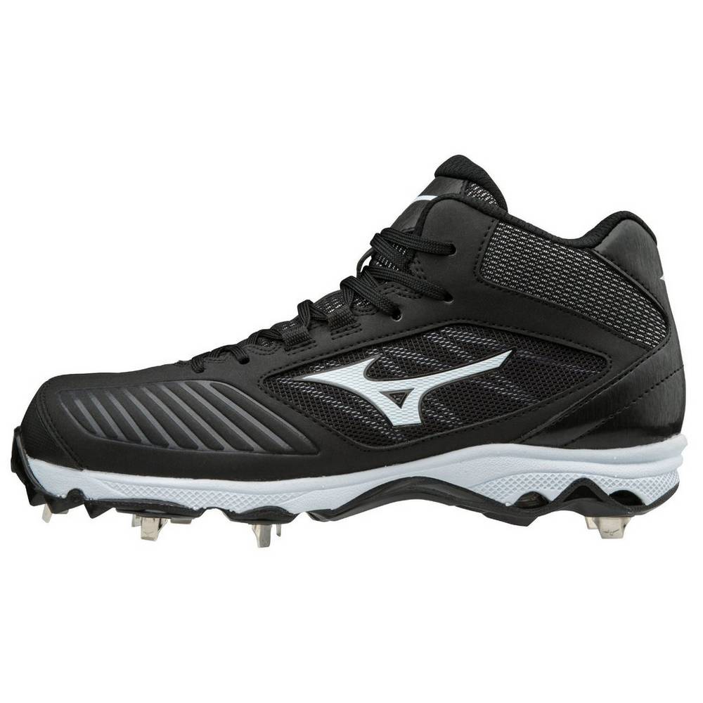 Mizuno 9-Spike Advanced Sweep 4 Mid Baseball Skor Dam Svarta Vita | 580976EYW