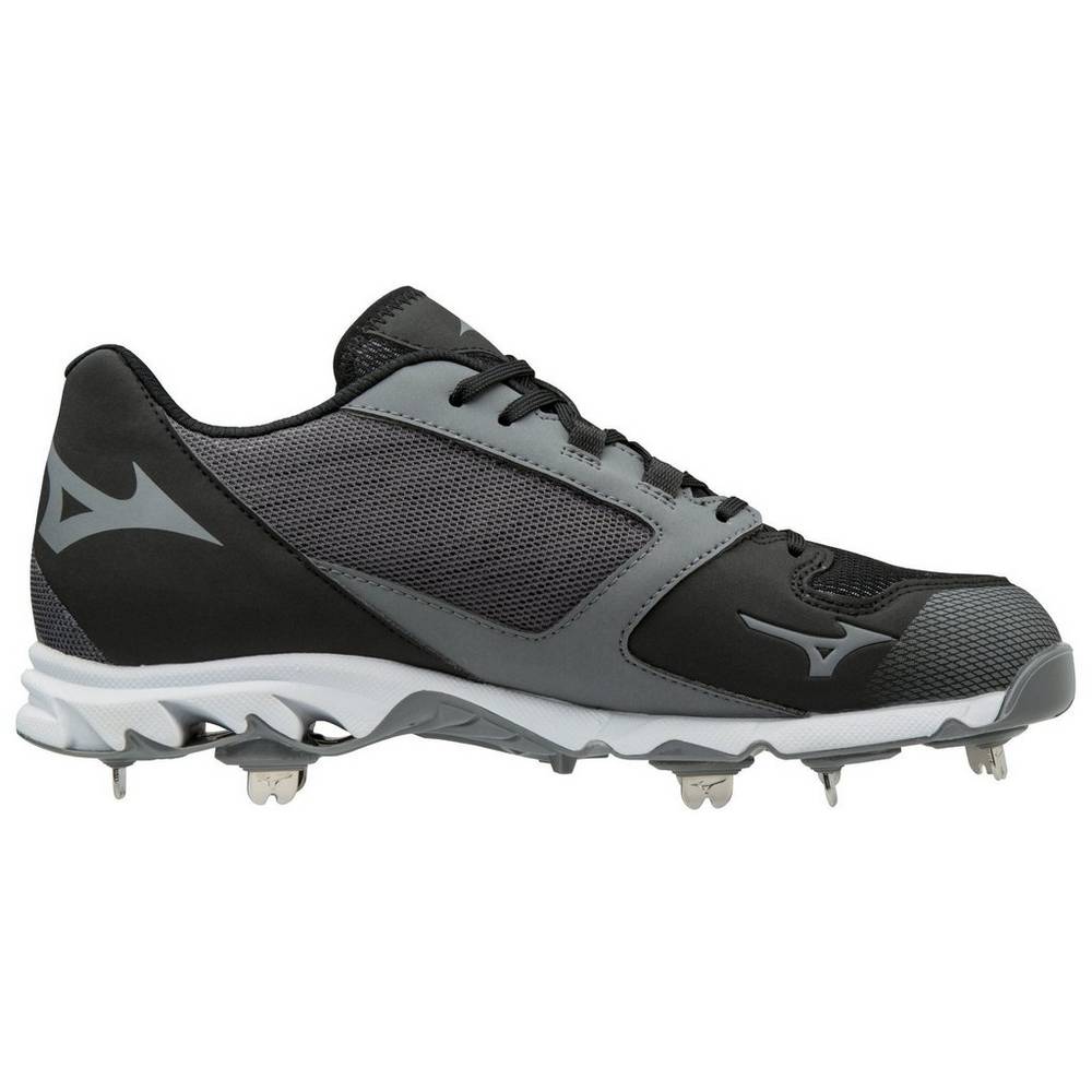 Mizuno 9-Spike Dominant 2 Low Metal Baseball Skor Herr Grå Svarta | 421539QKT