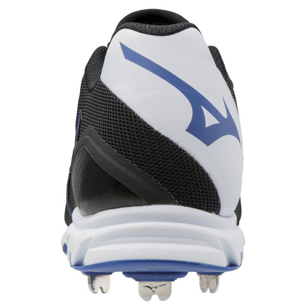 Mizuno 9-Spike Dominant 2 Low Metal Baseball Skor Herr Svarta Kungsblått | 816934UVA