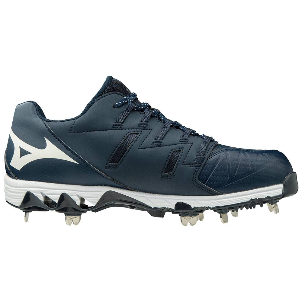 Mizuno 9-Spike Swift 6 Low Metal Baseball Skor Dam Marinblå Vita | 298056CRG