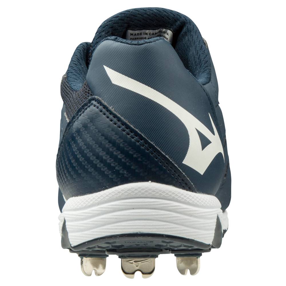 Mizuno 9-Spike Swift 6 Low Metal Baseball Skor Dam Marinblå Vita | 298056CRG