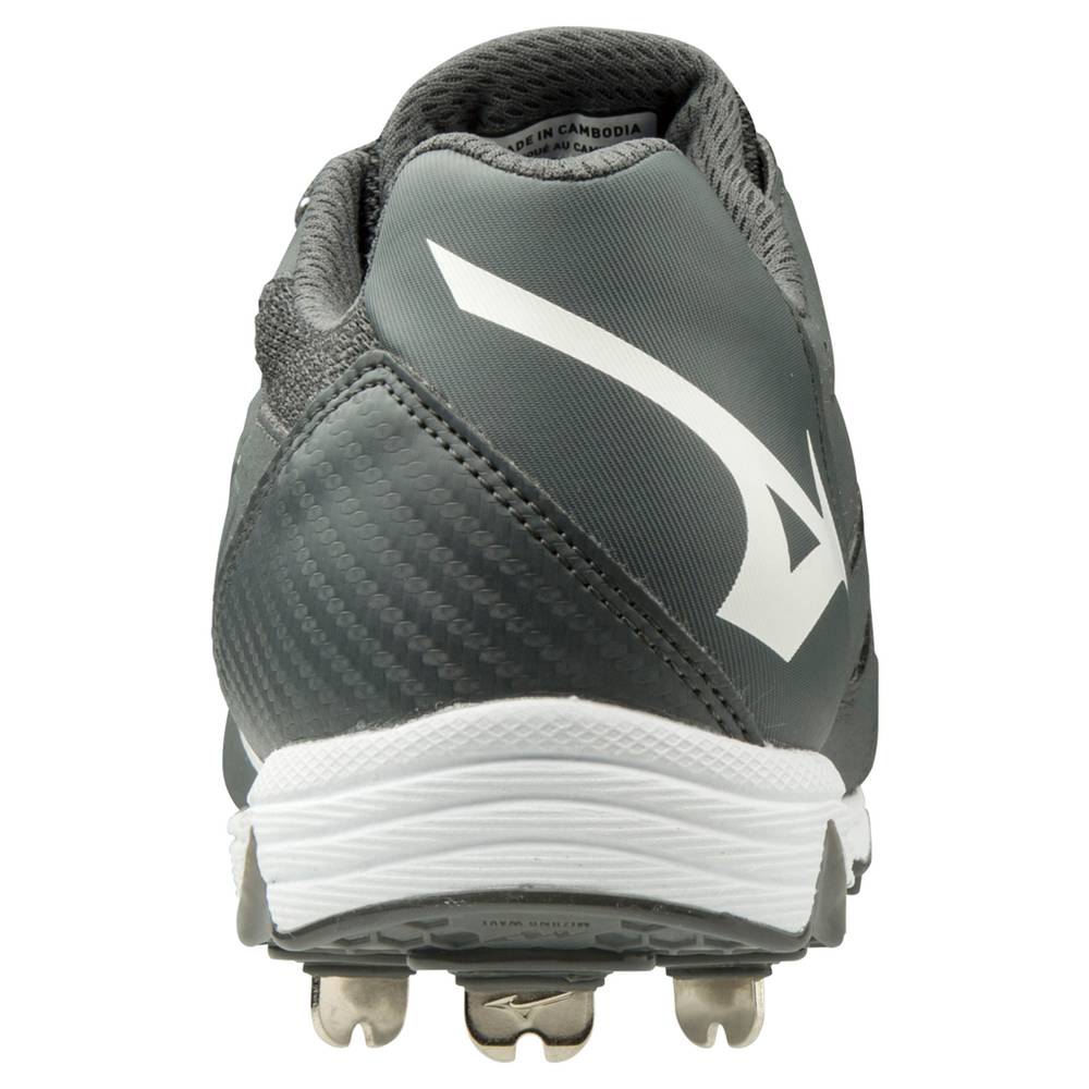 Mizuno 9-Spike Swift 6 Low Metal Baseball Skor Dam Grå Vita | 362574PNU