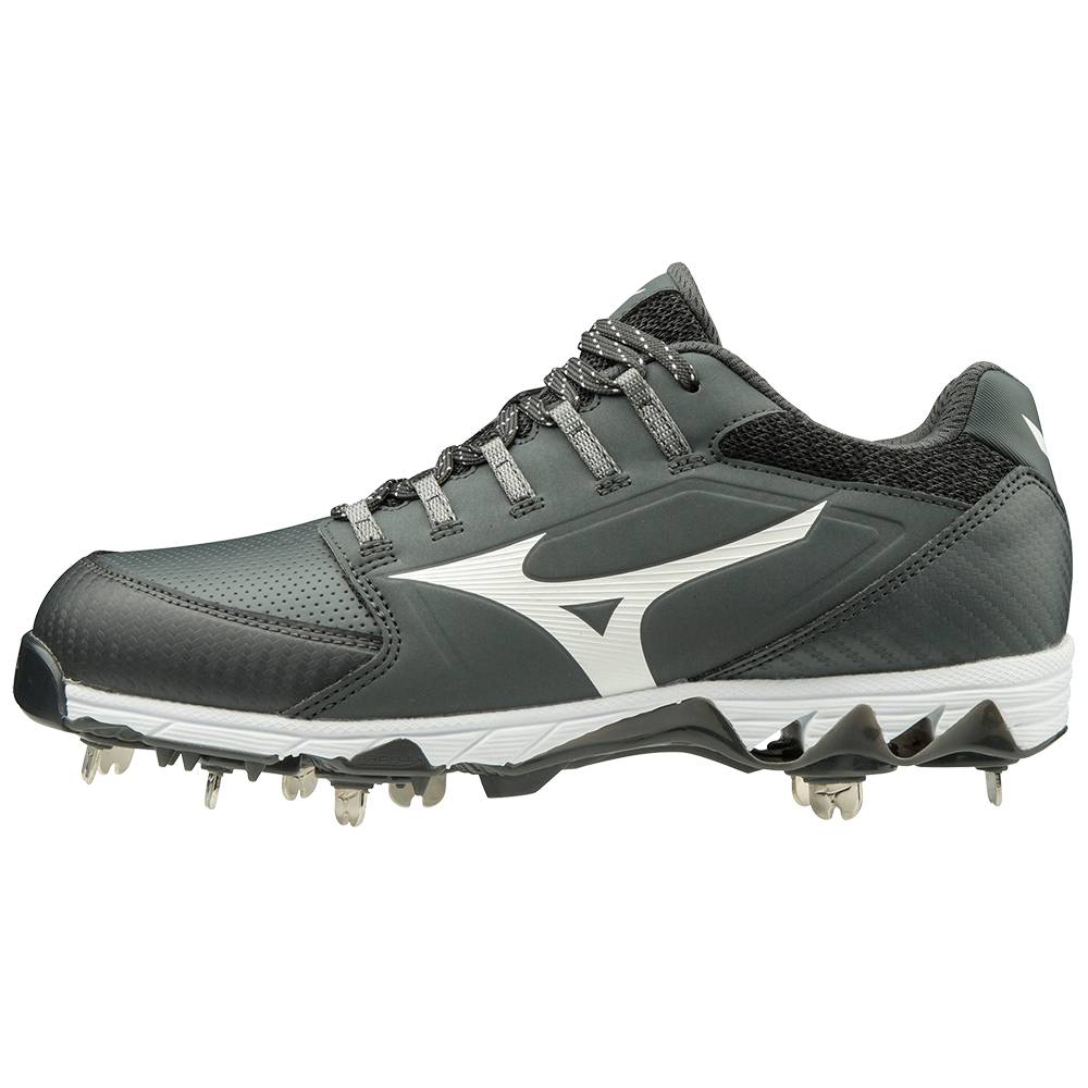 Mizuno 9-Spike Swift 6 Low Metal Baseball Skor Dam Grå Vita | 362574PNU