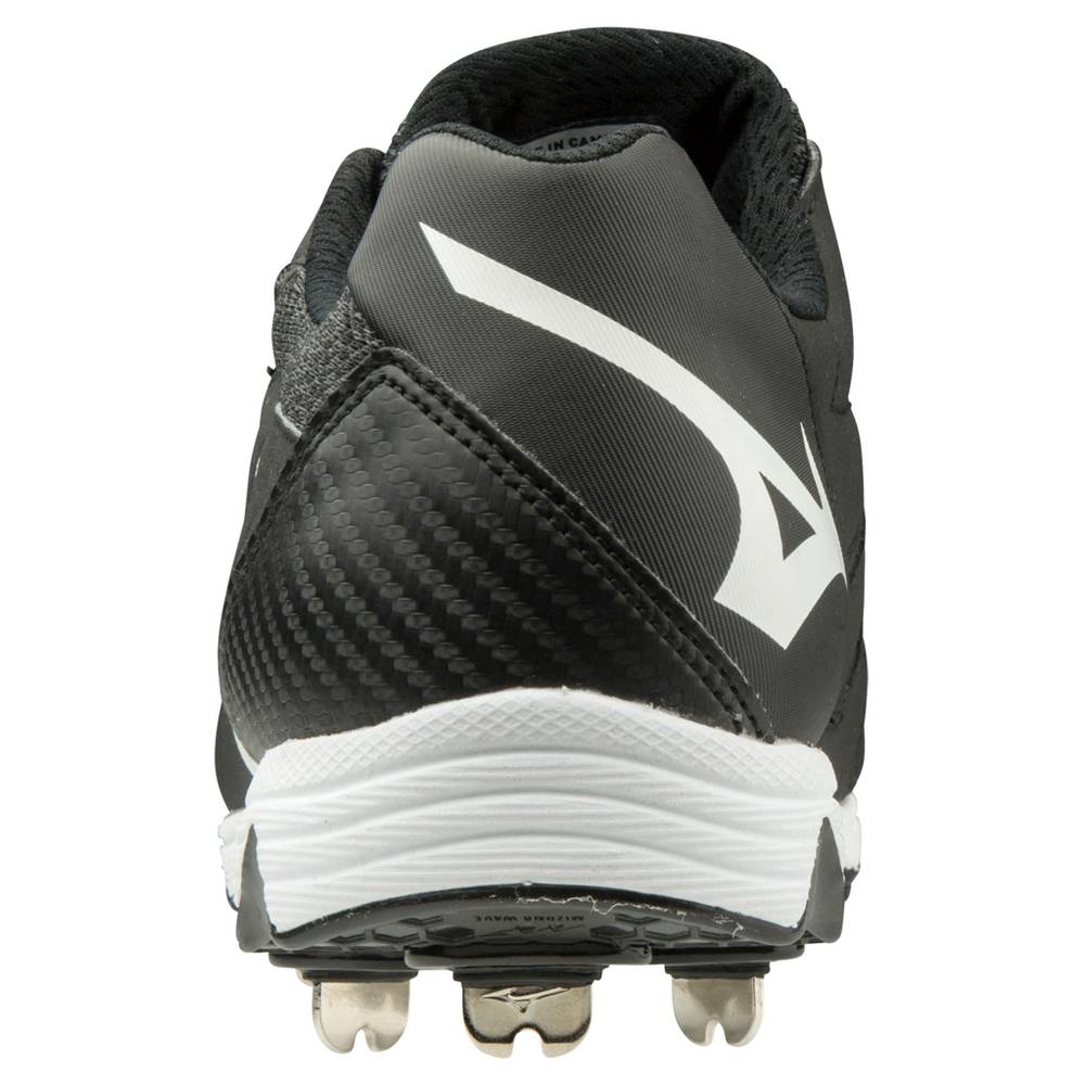 Mizuno 9-Spike Swift 6 Low Metal Baseball Skor Dam Svarta Vita | 560871NEX