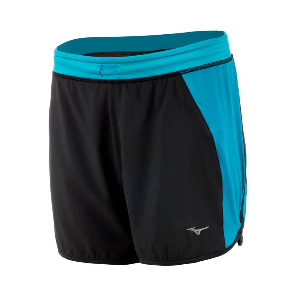 Mizuno ALPHA 4.0 Löpar Shorts Dam Svarta | 254791VWB