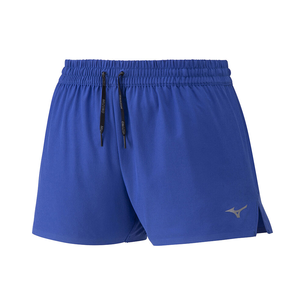 Mizuno Aero 2.5 Löpar Shorts Dam Blå | 793512QXR