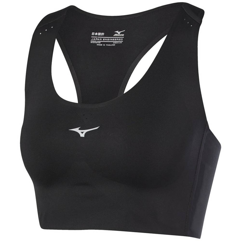 Mizuno Aero Crop Sport Bh Dam Svarta | 432571FJI