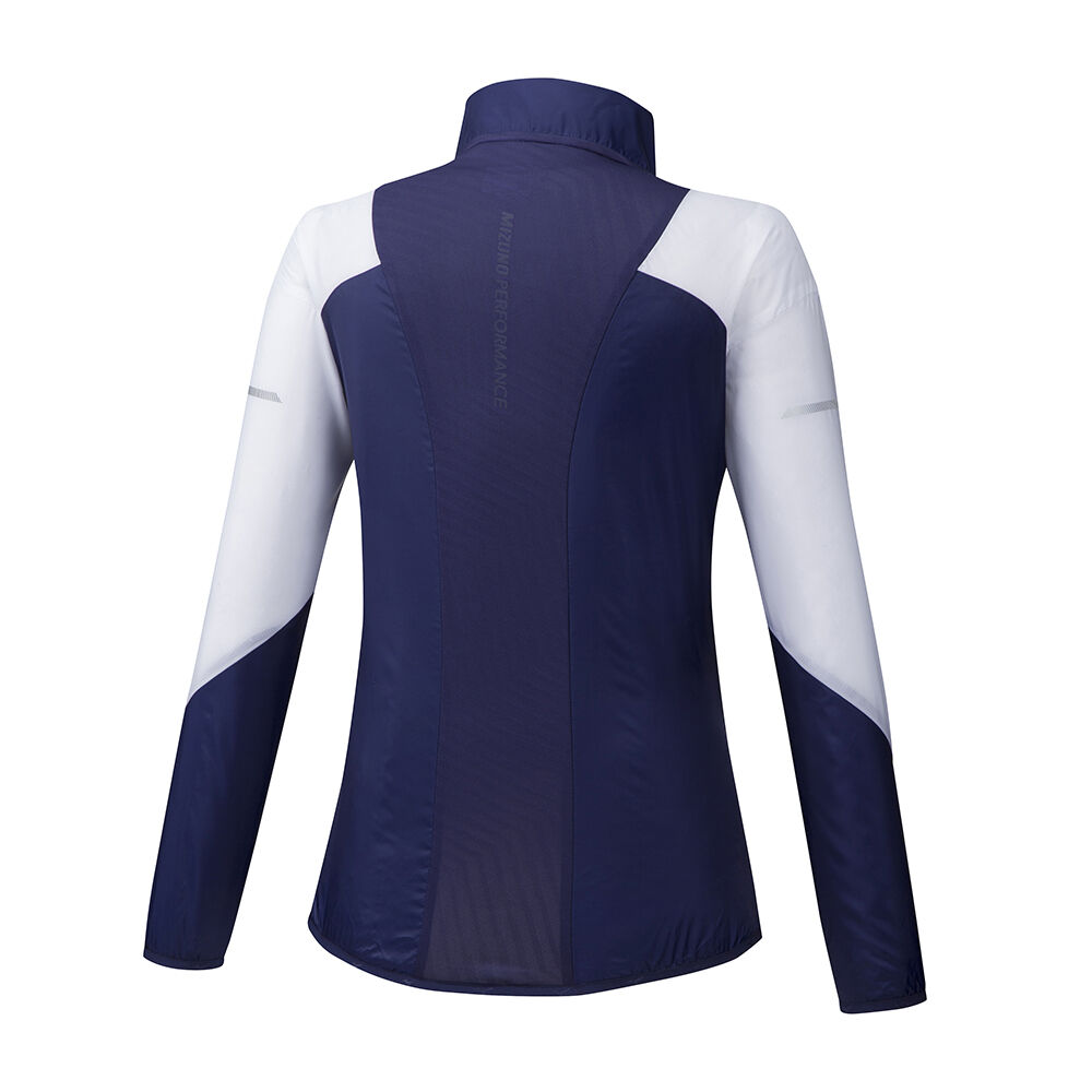 Mizuno Aero WindTop Löpar Jacka Dam Lila Vita | 246790ZYK