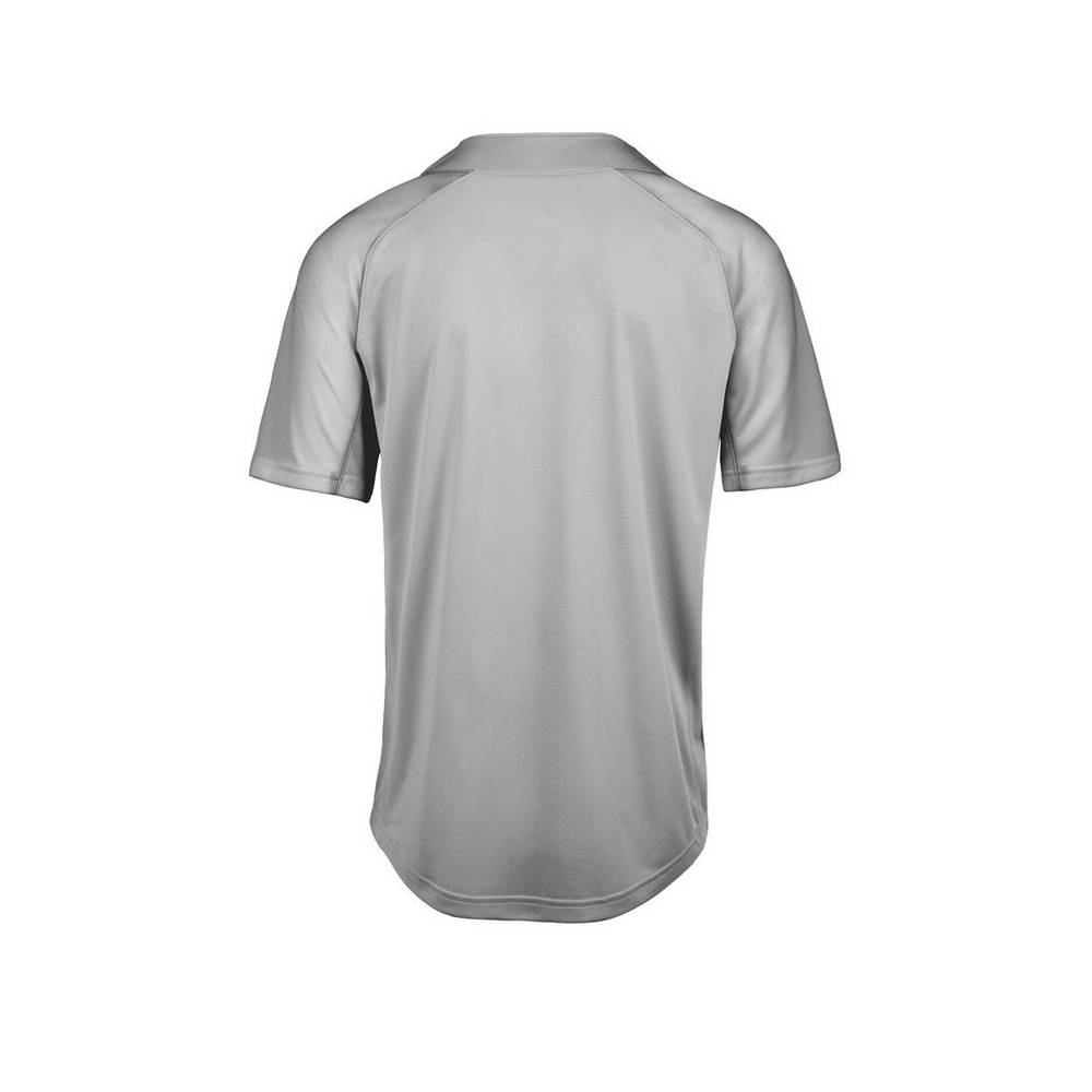 Mizuno Aerolite 2-Button Baseball Jersey Herr Grå | 743156NHF