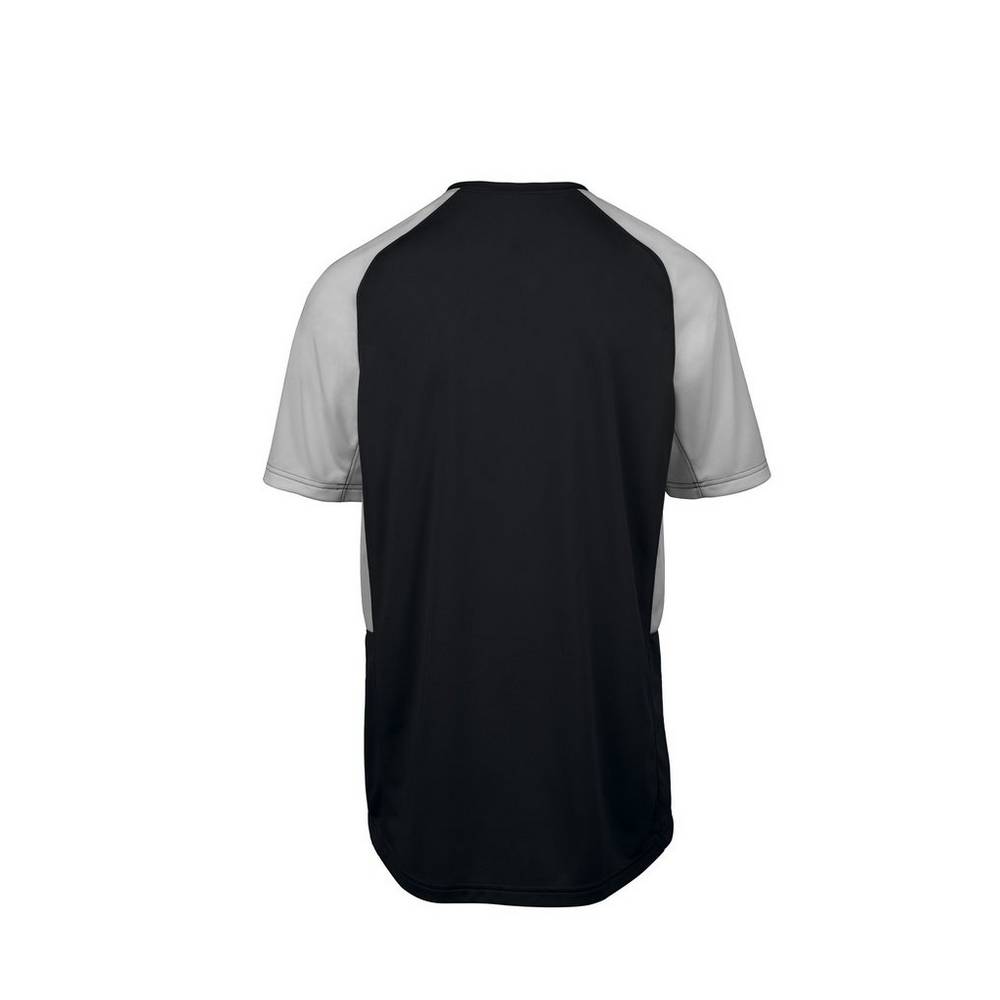 Mizuno Aerolite Crew Baseball Jersey Herr Svarta Grå | 580739VUF