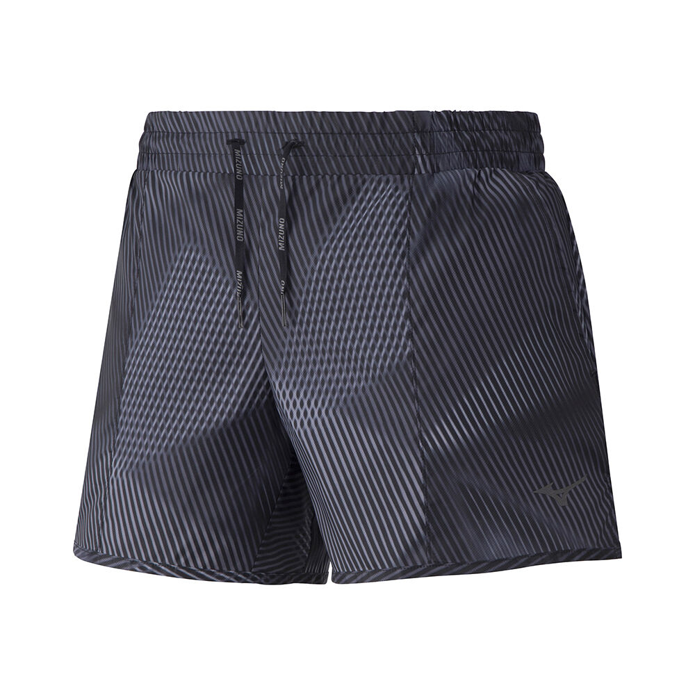 Mizuno Alpha 4.5 Löpar Shorts Dam Svarta | 503927PNL