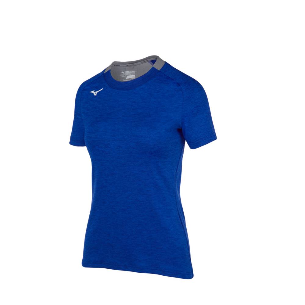 Mizuno Alpha Korta Sleeve T shirts Dam Kungsblått | 147632XOL