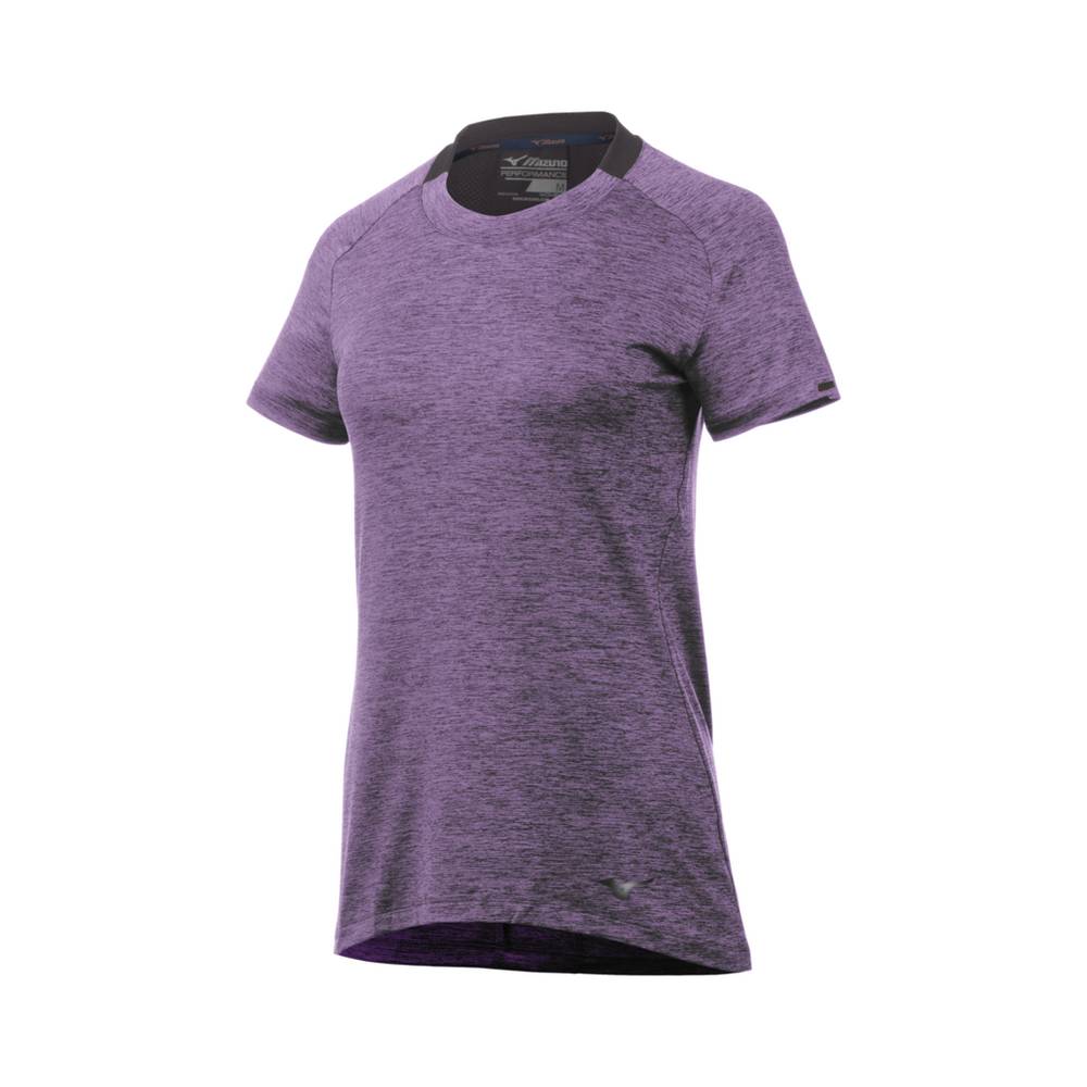 Mizuno Alpha Korta Sleeve T shirts Dam Lila | 723916EPZ