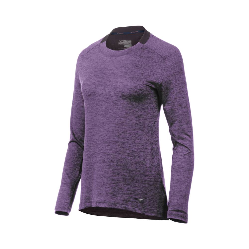 Mizuno Alpha Long Sleeve Blast Dam Lila | 316827NVA