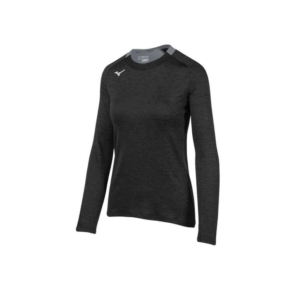 Mizuno Alpha Long Sleeve Blast Dam Svarta | 892176NZL