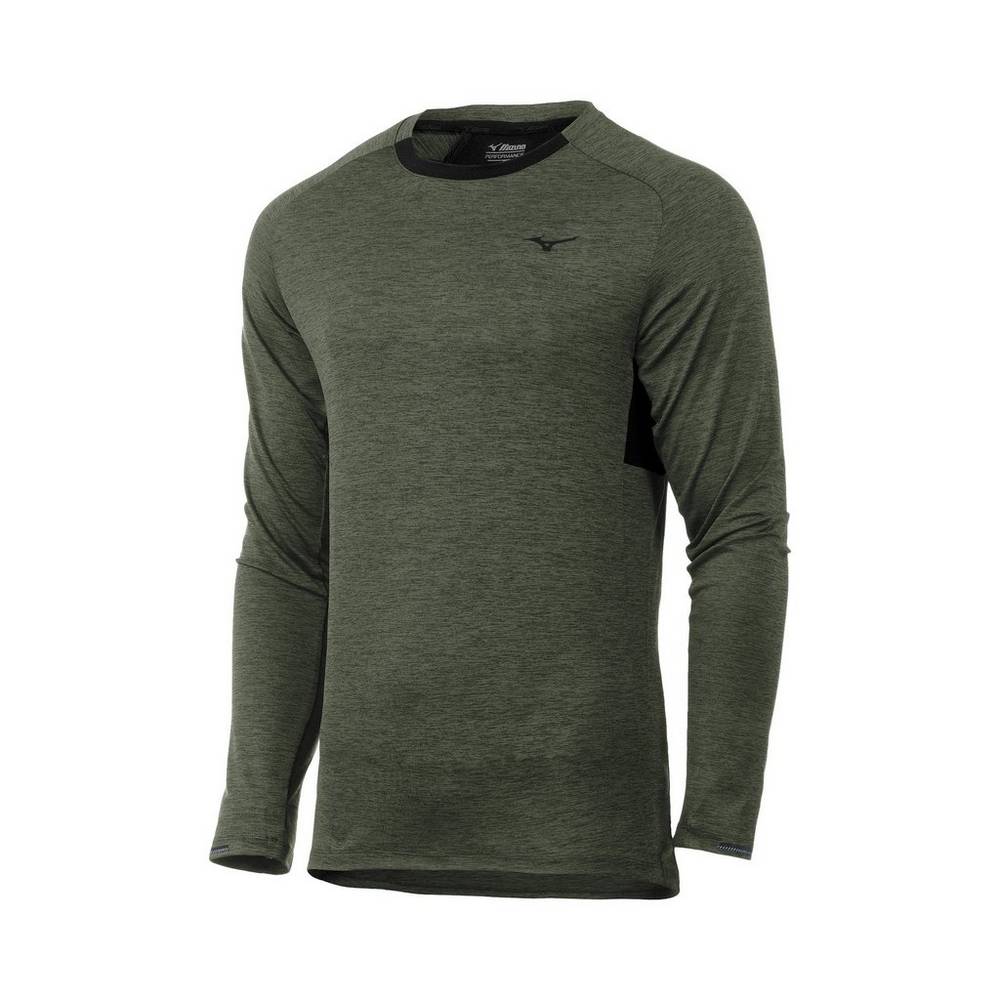 Mizuno Alpha Long Sleeve Blast Herr Gröna | 698451FAE