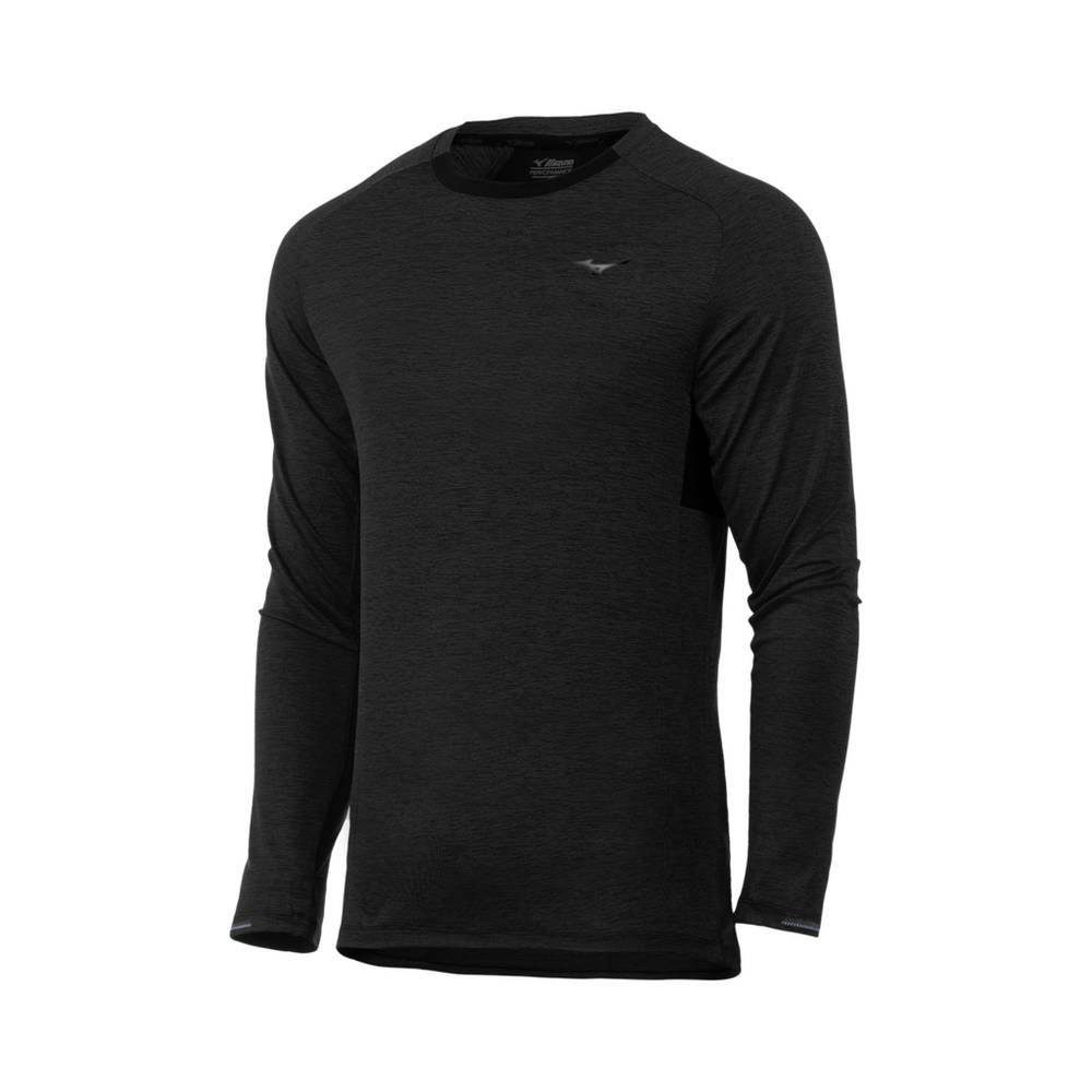 Mizuno Alpha Long Sleeve Blast Herr Svarta | 056271YAO