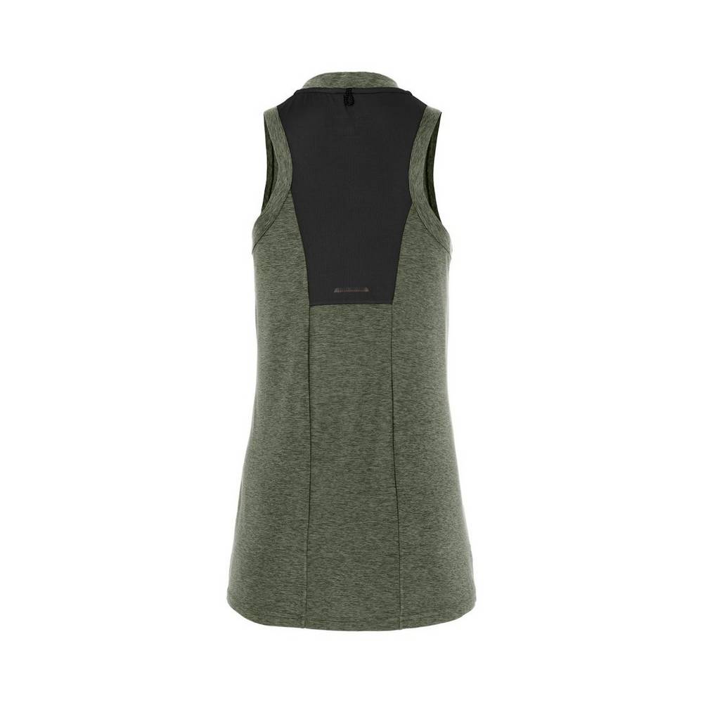 Mizuno Alpha Löpar Tank Tops Dam Gröna | 436817IFS