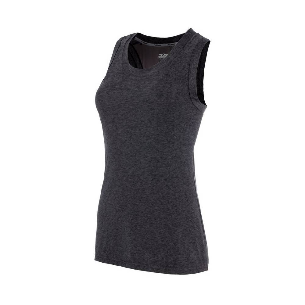 Mizuno Alpha Löpar Tank Tops Dam Svarta | 834715SQF