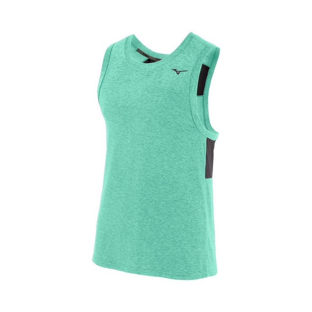 Mizuno Alpha Löpar Tank Tops Herr Gröna Svarta | 289104QGD