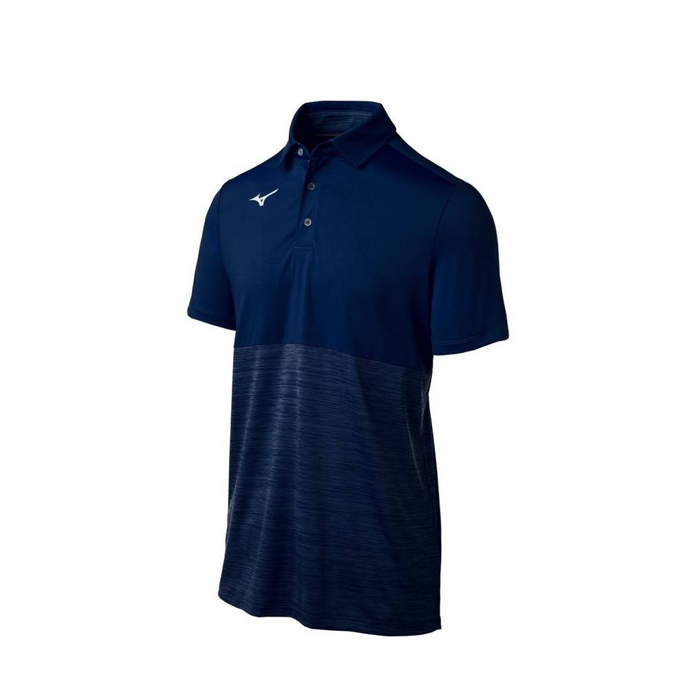 Mizuno Alpha Polo Herr Marinblå | 264893EGD