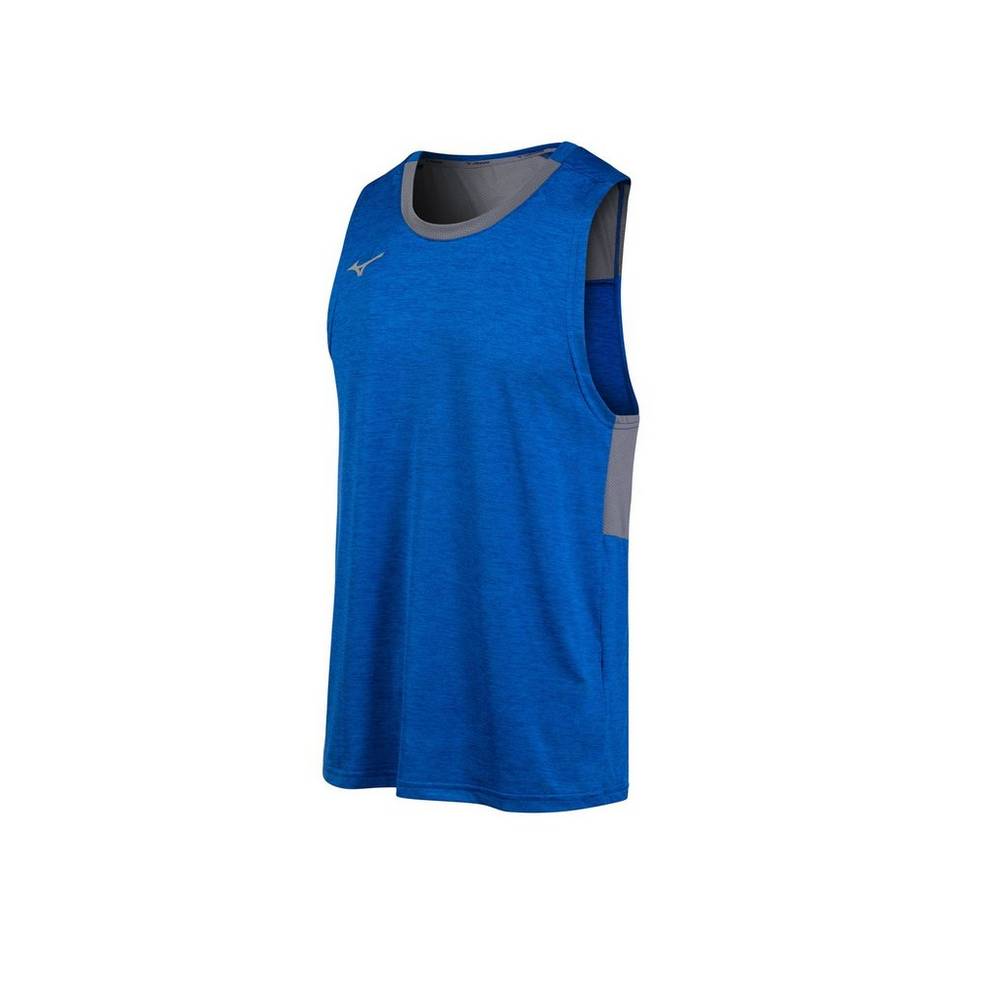 Mizuno Alpha Tank Tops Herr Kungsblått | 420369TBW