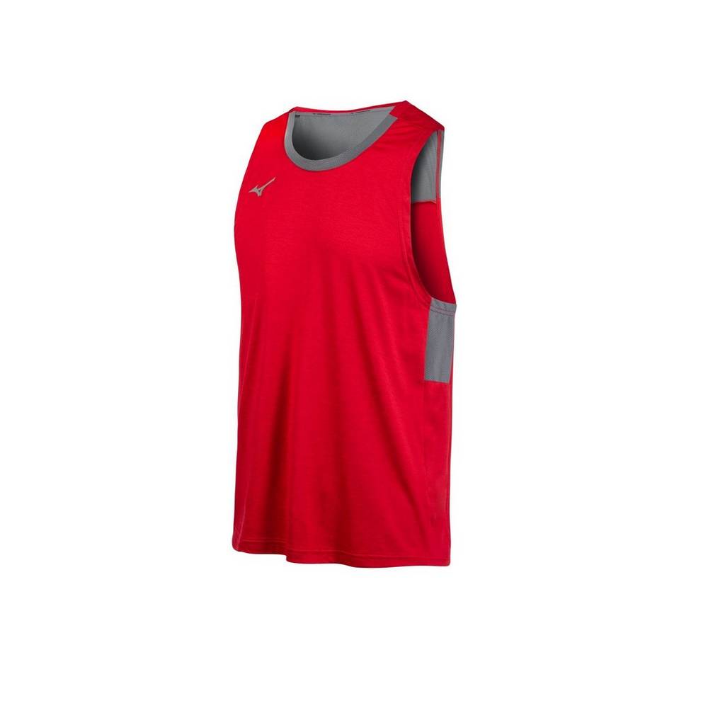 Mizuno Alpha Tank Tops Herr Röda | 204351VRU