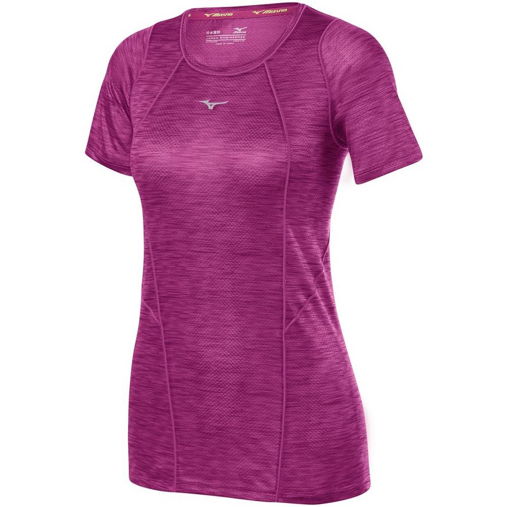 Mizuno Alpha Vent Löpar T shirts Dam Lila | 460327ZNP