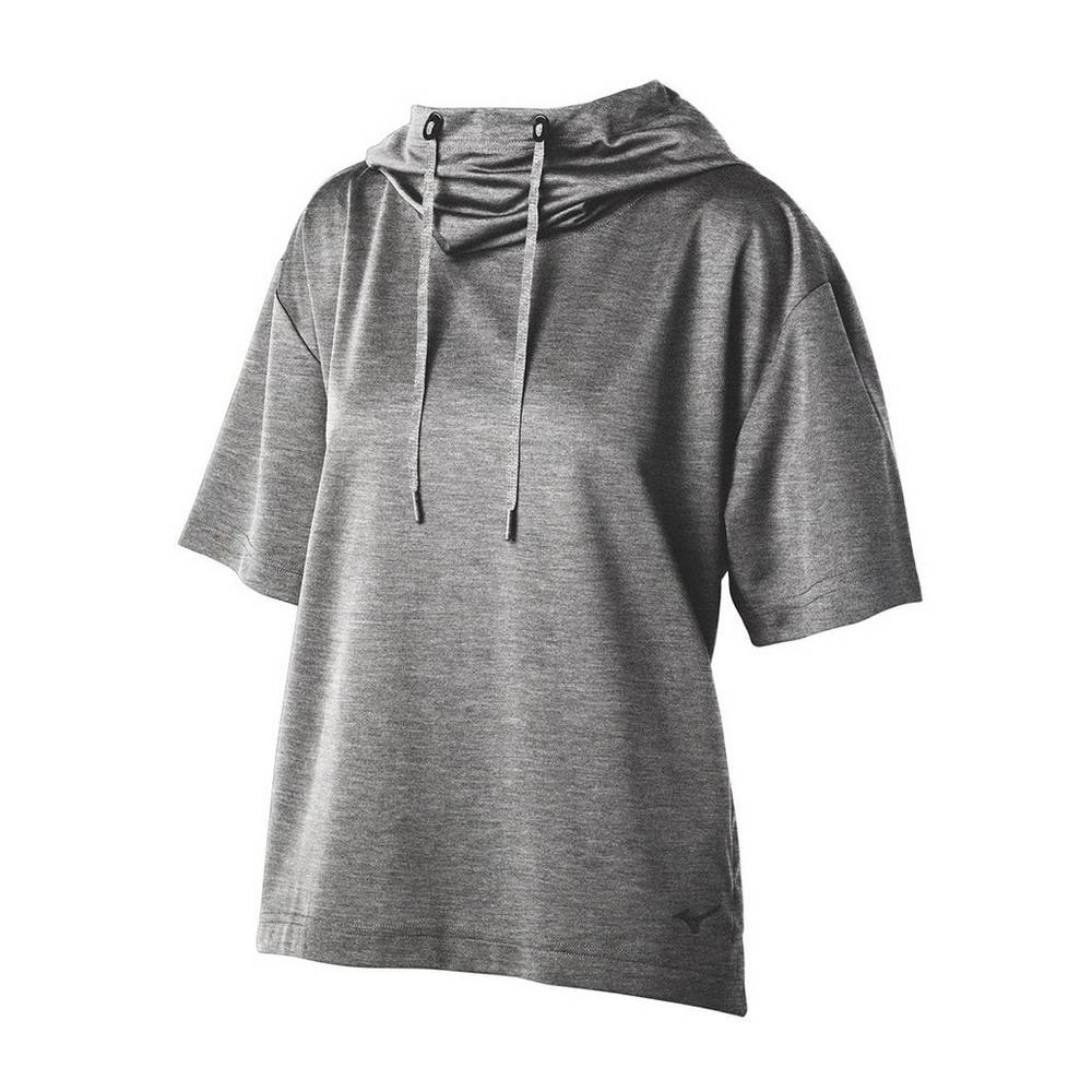 Mizuno April Ross Player Ponch Hoodie Dam Grå | 957236NVH