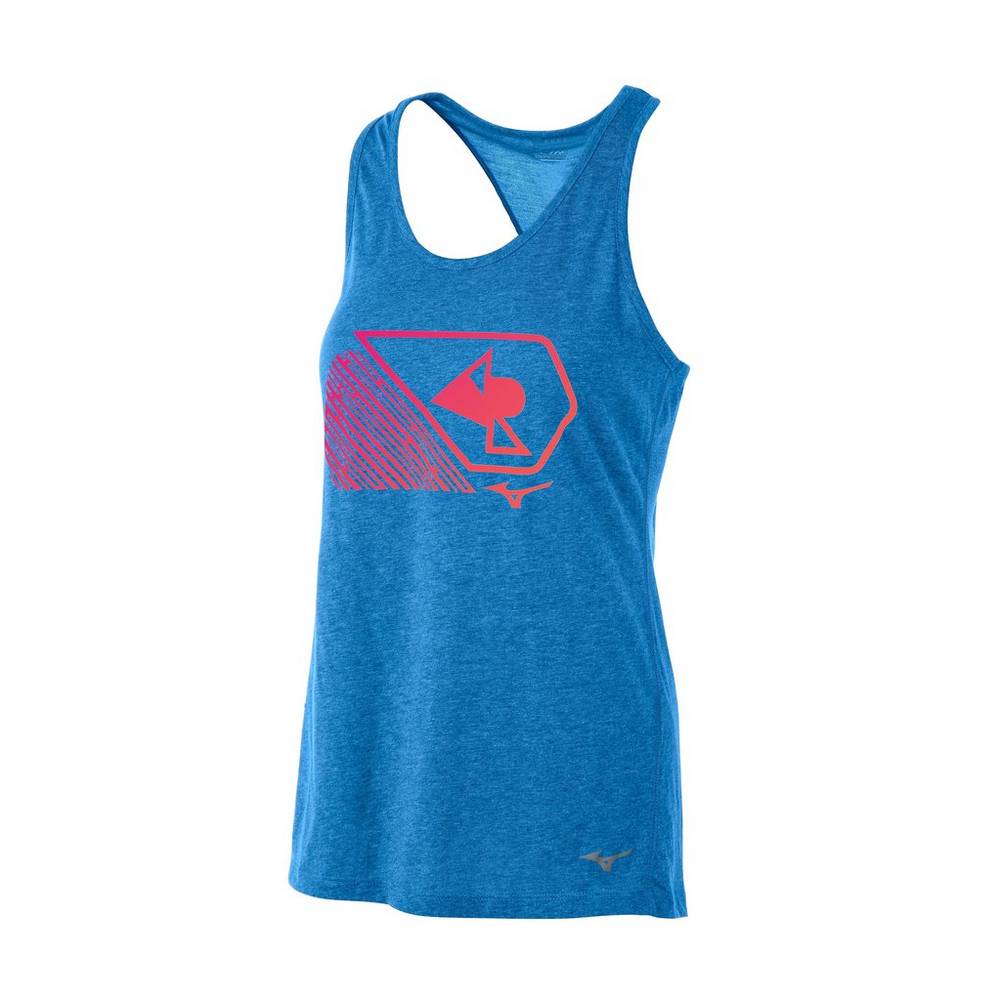 Mizuno April Ross Swell Inspire Tank Tops Dam Blå | 640879VXF