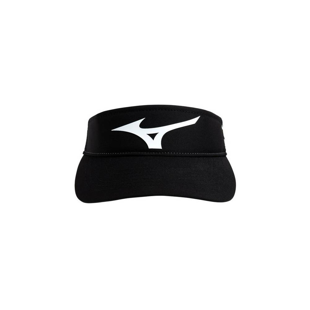 Mizuno April Ross Visor Dam Svarta Vita | 475198WPM