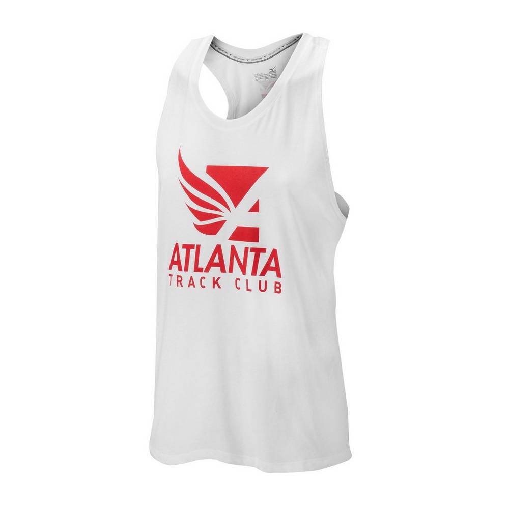 Mizuno Atlanta Track Club 50/50 Tank Tops Herr Vita | 940152PKX