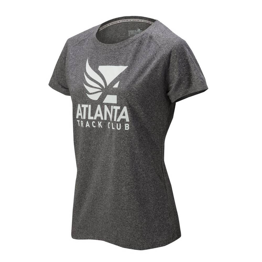 Mizuno Atlanta Track Club Inspire 2.0 Löpar T shirts Dam Mörkgrå | 047839AQN