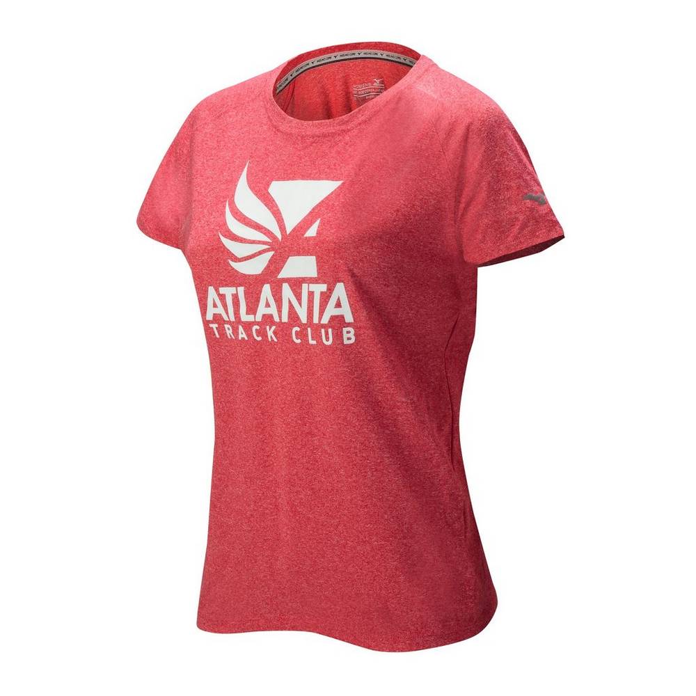 Mizuno Atlanta Track Club Inspire 2.0 Löpar T shirts Dam Röda | 508327RPN