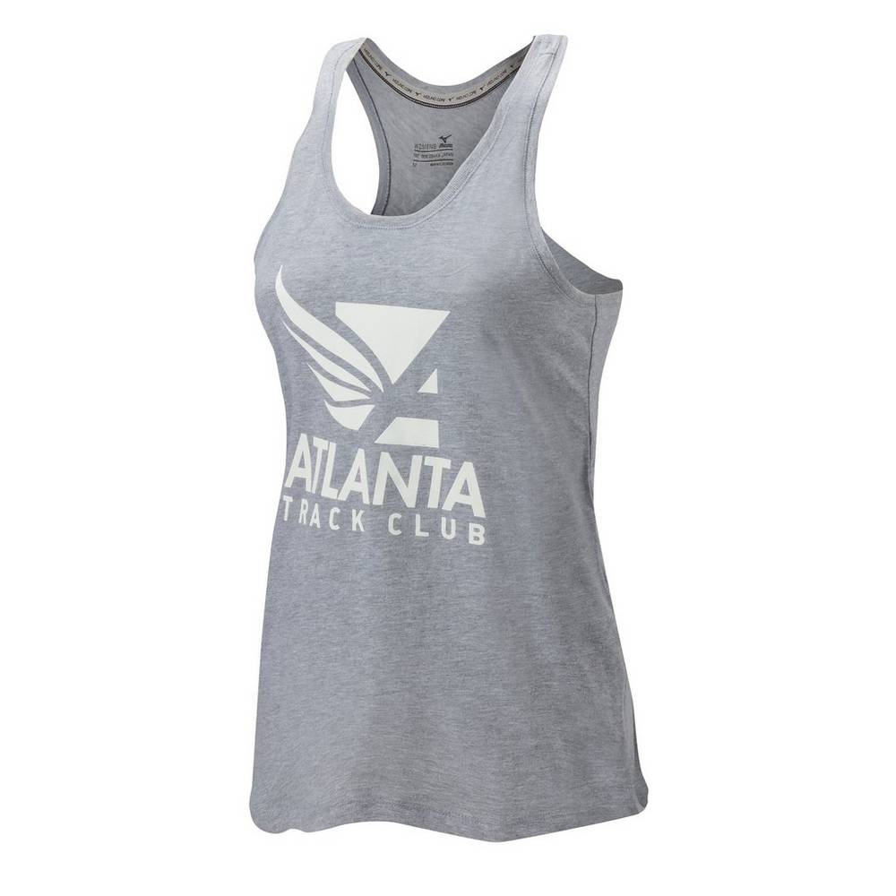 Mizuno Atlanta Track Club Sport Löpar Tank Tops Dam Grå | 152964EFA