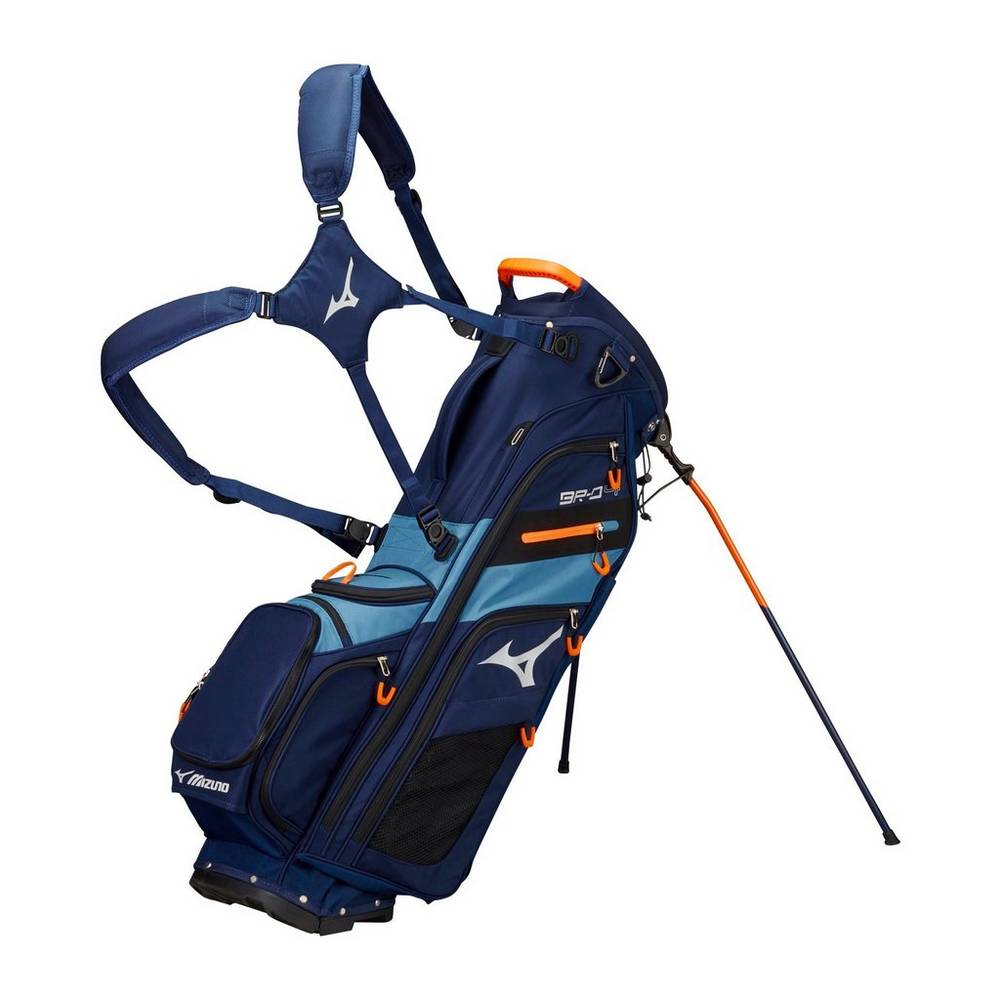 Mizuno BR-D4 6-Way Stand Väska Dam Marinblå Grå Blå | 623407BQL