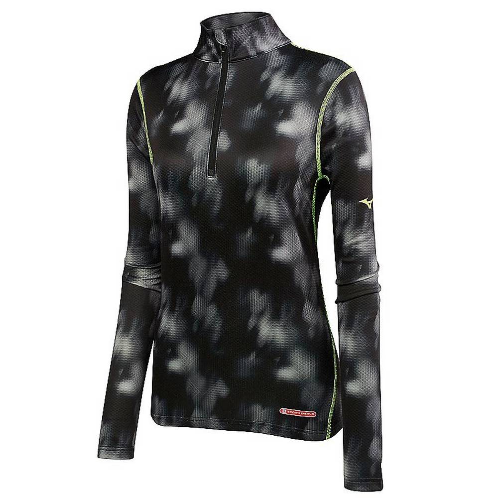 Mizuno Breath Thermo Base Layer Half Zip Blast Dam Svarta | 289376VUF