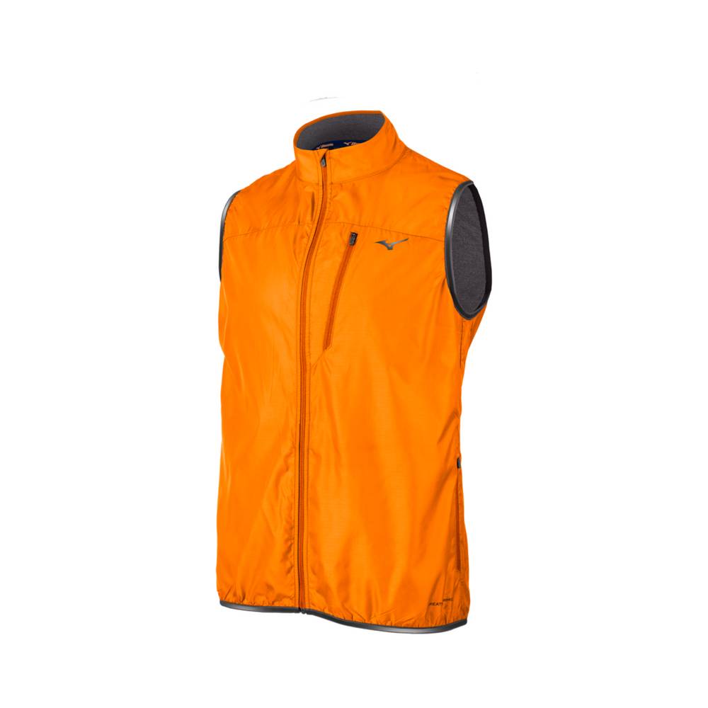 Mizuno Breath Thermo FZ Väst Herr Orange | 507693FVY