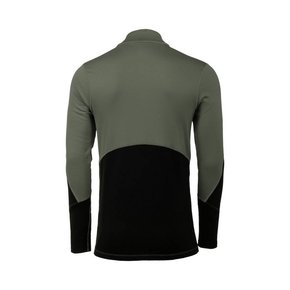 Mizuno Breath Thermo Half Zip Base Layer Herr Gröna Svarta | 562417QJC