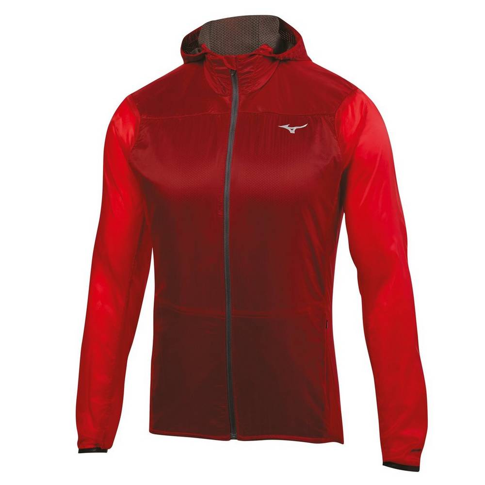 Mizuno Breath Thermo Hoody Jacka Herr Röda | 145732HKG