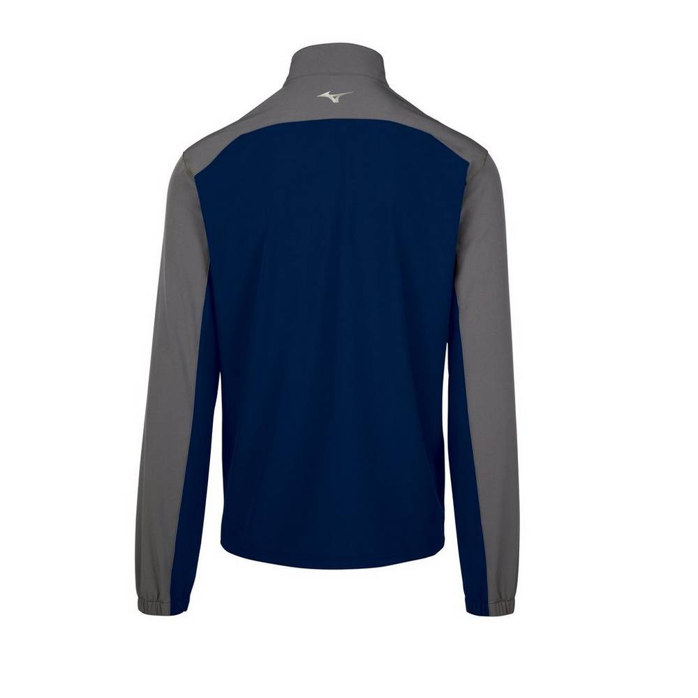 Mizuno Comp Long Sleeve Batting Jacka Herr Marinblå | 497021JRE