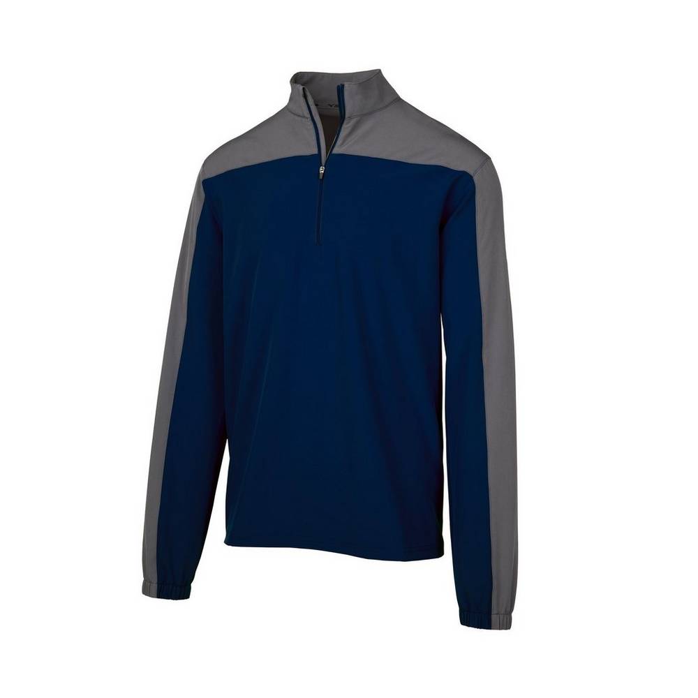 Mizuno Comp Long Sleeve Batting Jacka Herr Marinblå | 497021JRE